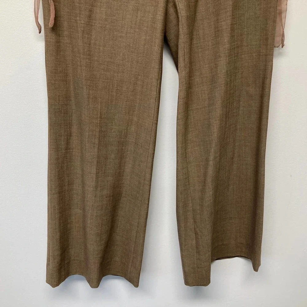 Rebecca Taylor tan 2 piece wool suit - Picture 9 of 11
